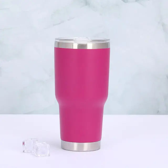 Dream House Vibez Rose Red / 900ml Dream House Vibez Thermos Tumbler Cups With Slider Lid