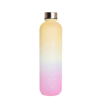 Dream House Vibez Gradient 02 / None Dream House Vibez Water Bottle With Time Marker