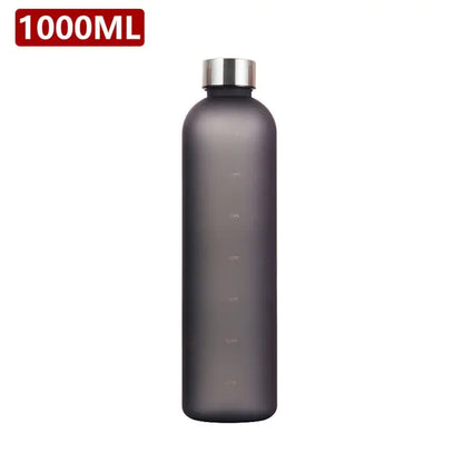 Dream House Vibez Black-Silver / None Dream House Vibez Water Bottle With Time Marker