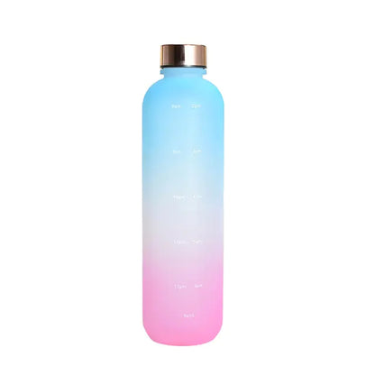 Dream House Vibez Gradient 03 / None Dream House Vibez Water Bottle With Time Marker