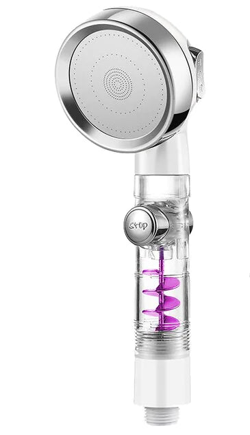 Dream House Vibez Transparent Silver / Without Filter Dream House Vibez Handheld Turbo Shower Head