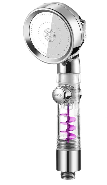 Dream House Vibez Silver / Without Filter Dream House Vibez Handheld Turbo Shower Head