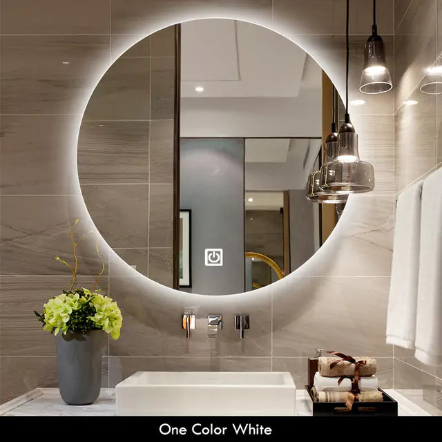 Dream House Vibez White LED / 40x40cm Dream Home Vibez LED Bathroom Mirror