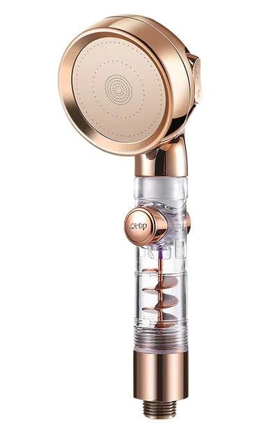 Dream House Vibez Gold / Without Filter Dream House Vibez Handheld Turbo Shower Head